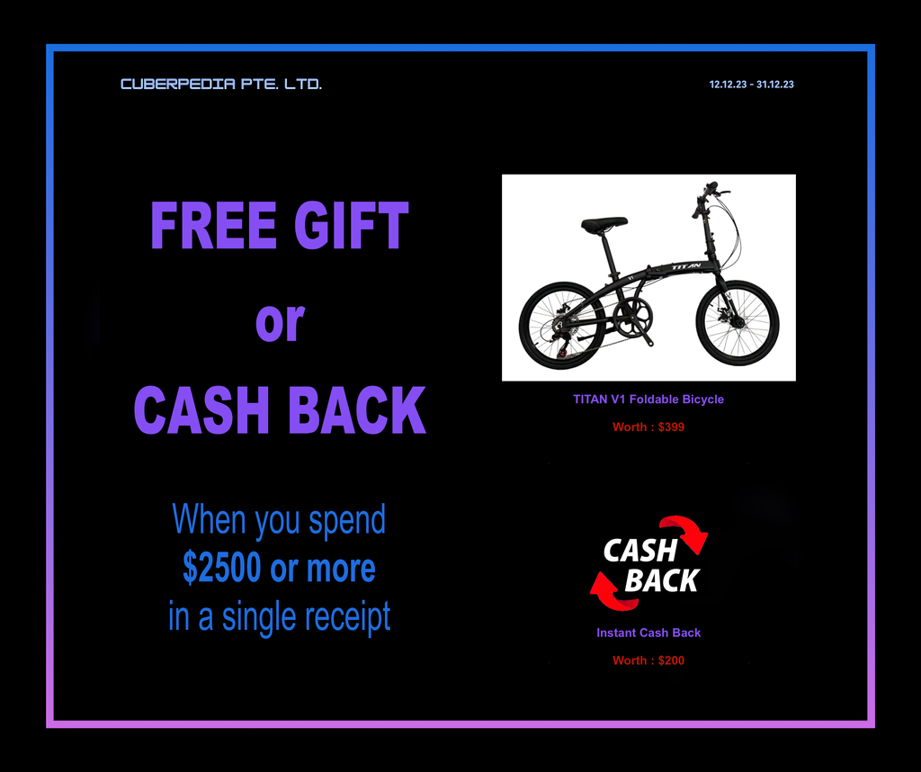 Year End Sale Free gift or cash back promo