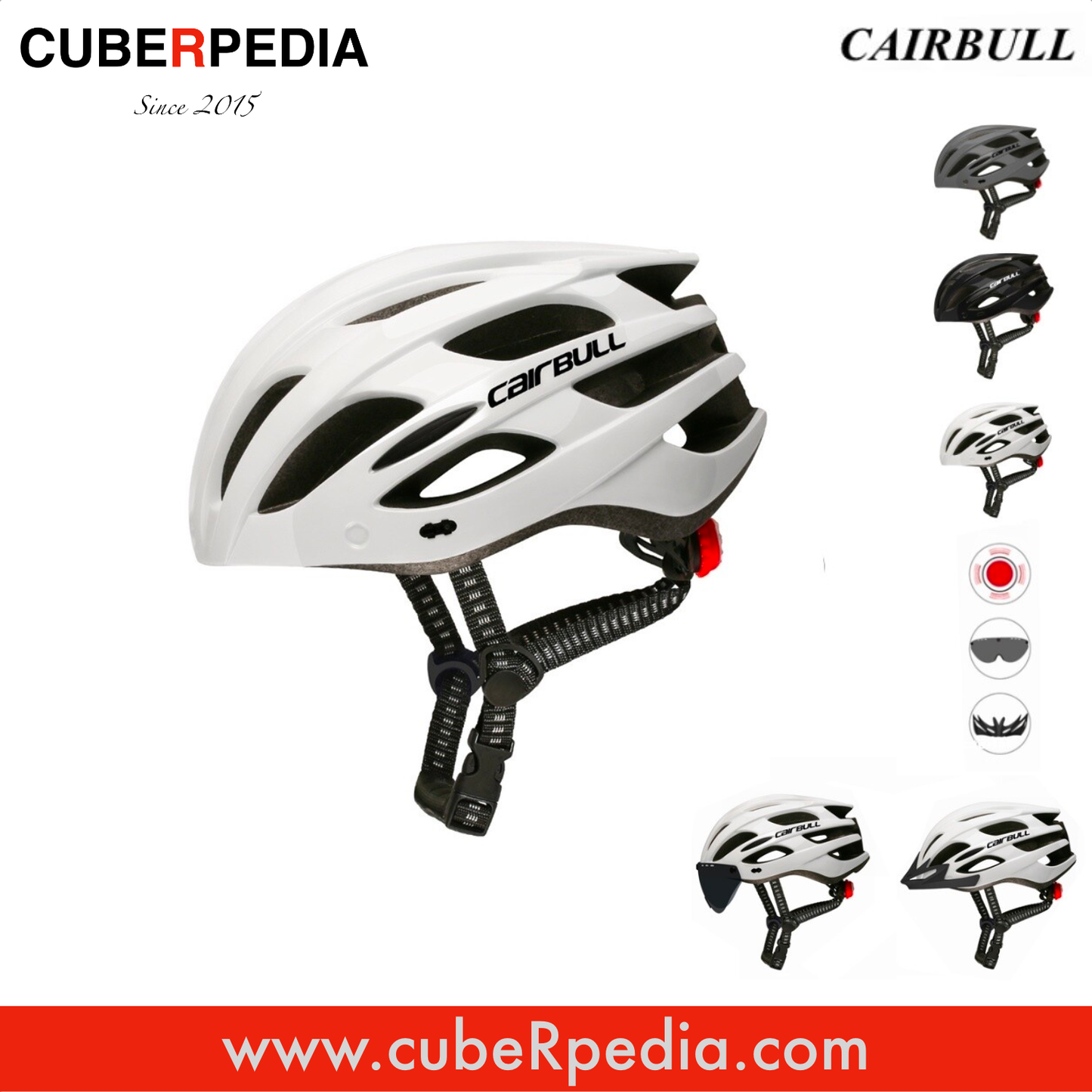 CAIRBULL SPARK Bicycle Helmet White