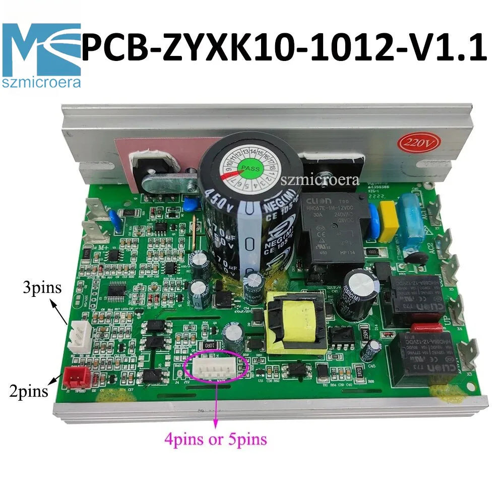 PCB-ZYXK10-1012-V1.1 Treadmill Circuit Board Treadmill Motor Controller ZYXK10 Control Board Driver Board Mainboard