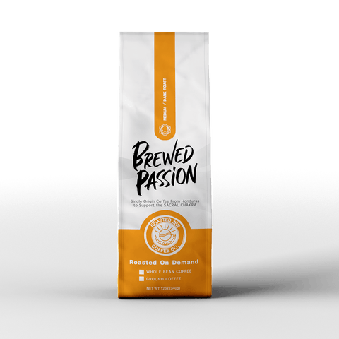 front view of the Brewed Passion product