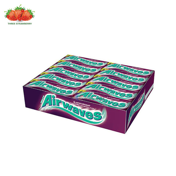 Airwaves Black Mint Sugar Free Chewing Gum, Retro Sweets