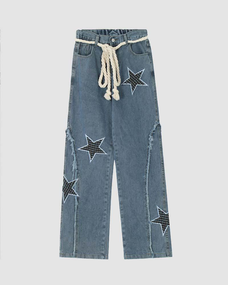 Star Energy Slouch Denim Jeans | CHACHA - CHACHA
