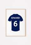 Football Shirt Name and Number Football Print