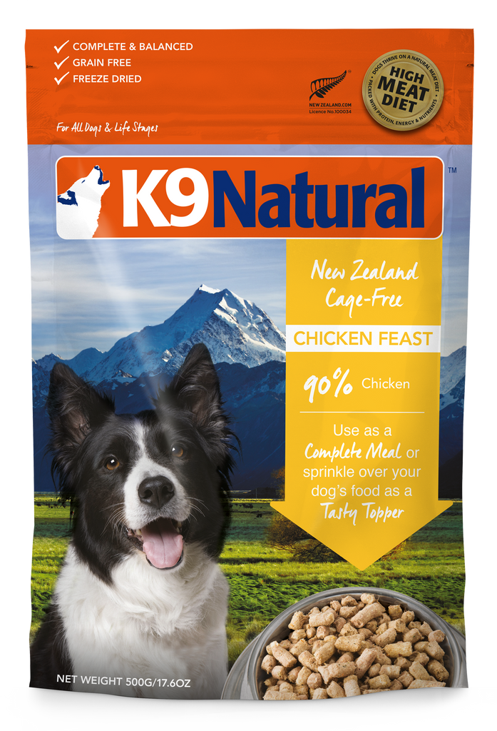 K9 Natural Freeze Dried Beef (142g/500g/1.8kg/3.6kg) – Kibbles!