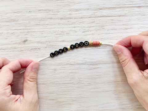 How to make a letter bead keychain – Manifold Witness