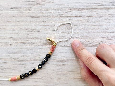 How to make a letter bead keychain – Manifold Witness