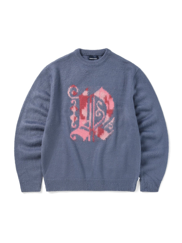 Louis Vuitton Navy Arm Monogram Knit Sweater