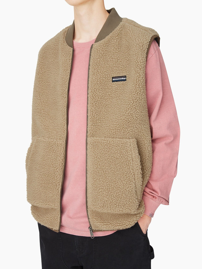 Sherpa Fleece Vest thisisneverthat® INTL