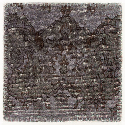 Gray Patchwork rug piece