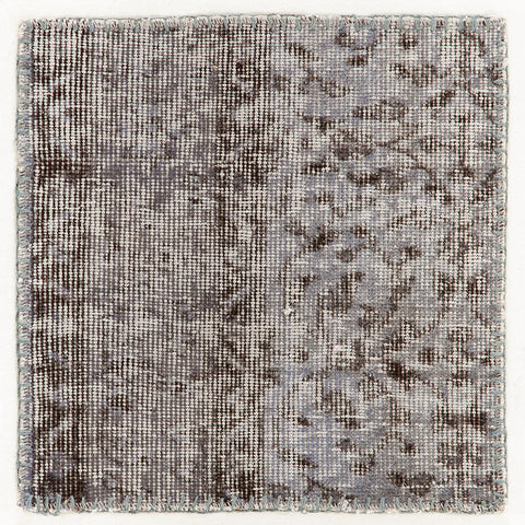 Light Gray Patchwork rug piece