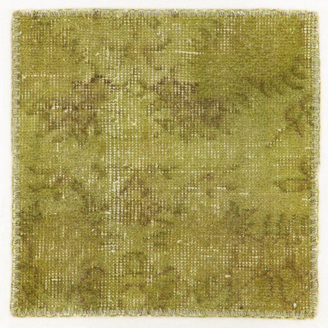 Light Green Patchwork rug piece