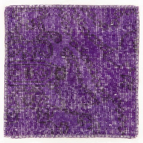 Purple Patchwork rug piece