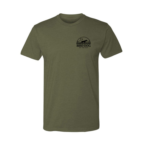 Bird Dog of the Day Logo T-Shirt - Black