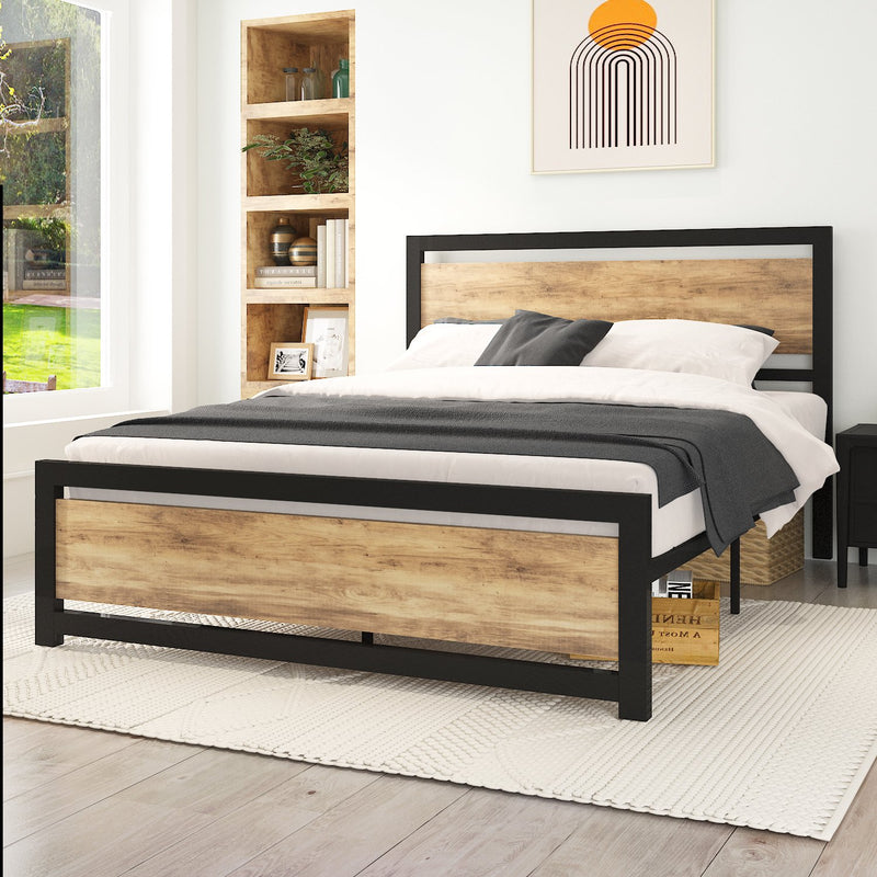 metal bed frame design