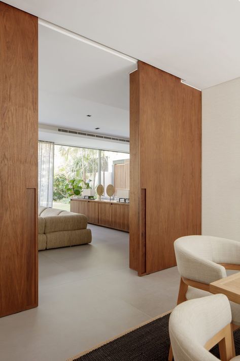 solid wood sliding door partition