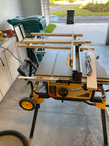 tablesaw in garage