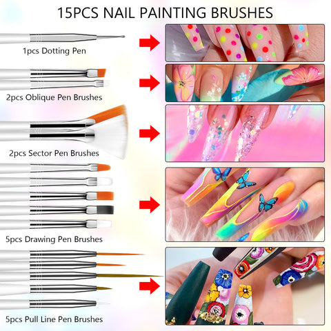 UPD” Barbie 10 Piece Nail Art Sparkle Polish Kit