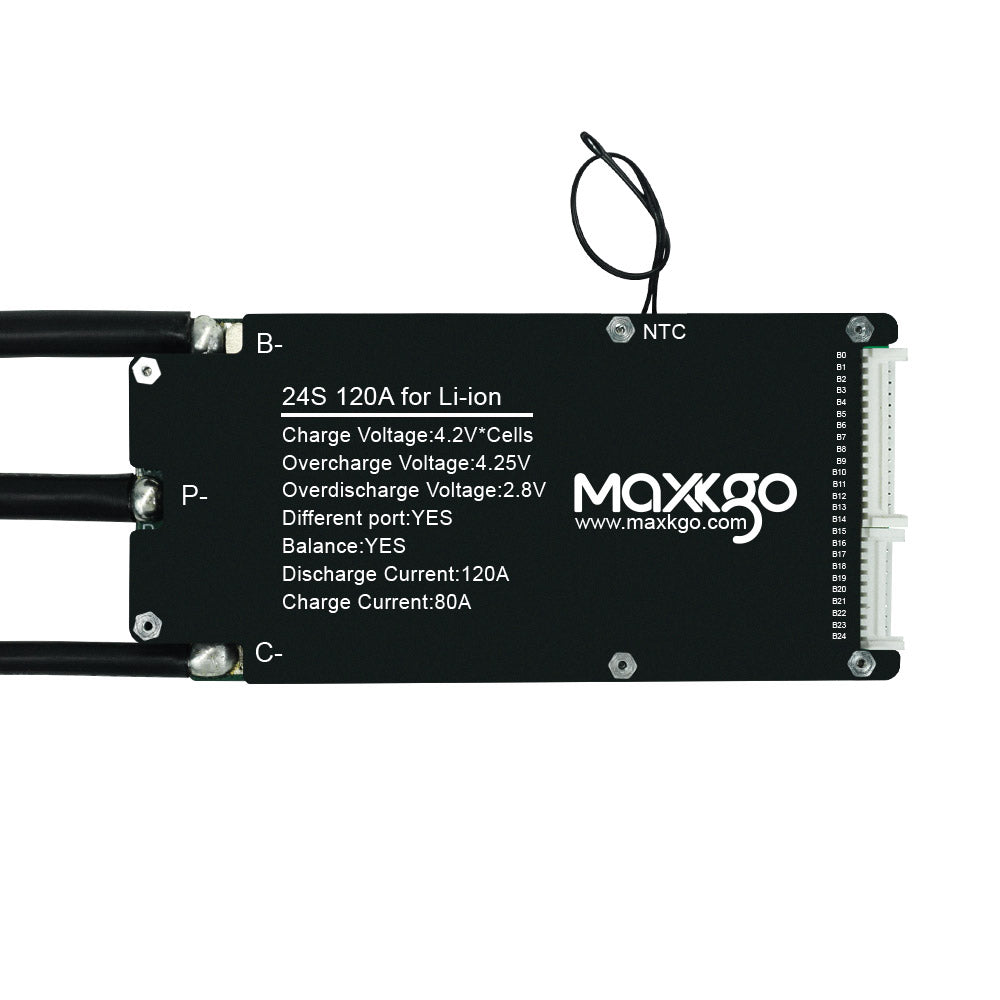MAXKGO 15S-21S 120A BMS Protection Board Hardware Ternary Polymer Lithium Battery BMS Board
