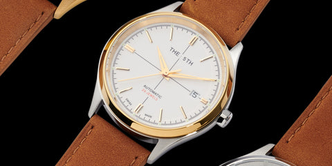 The 5TH Two-Tone Swiss Made Watch With Automatic Movement