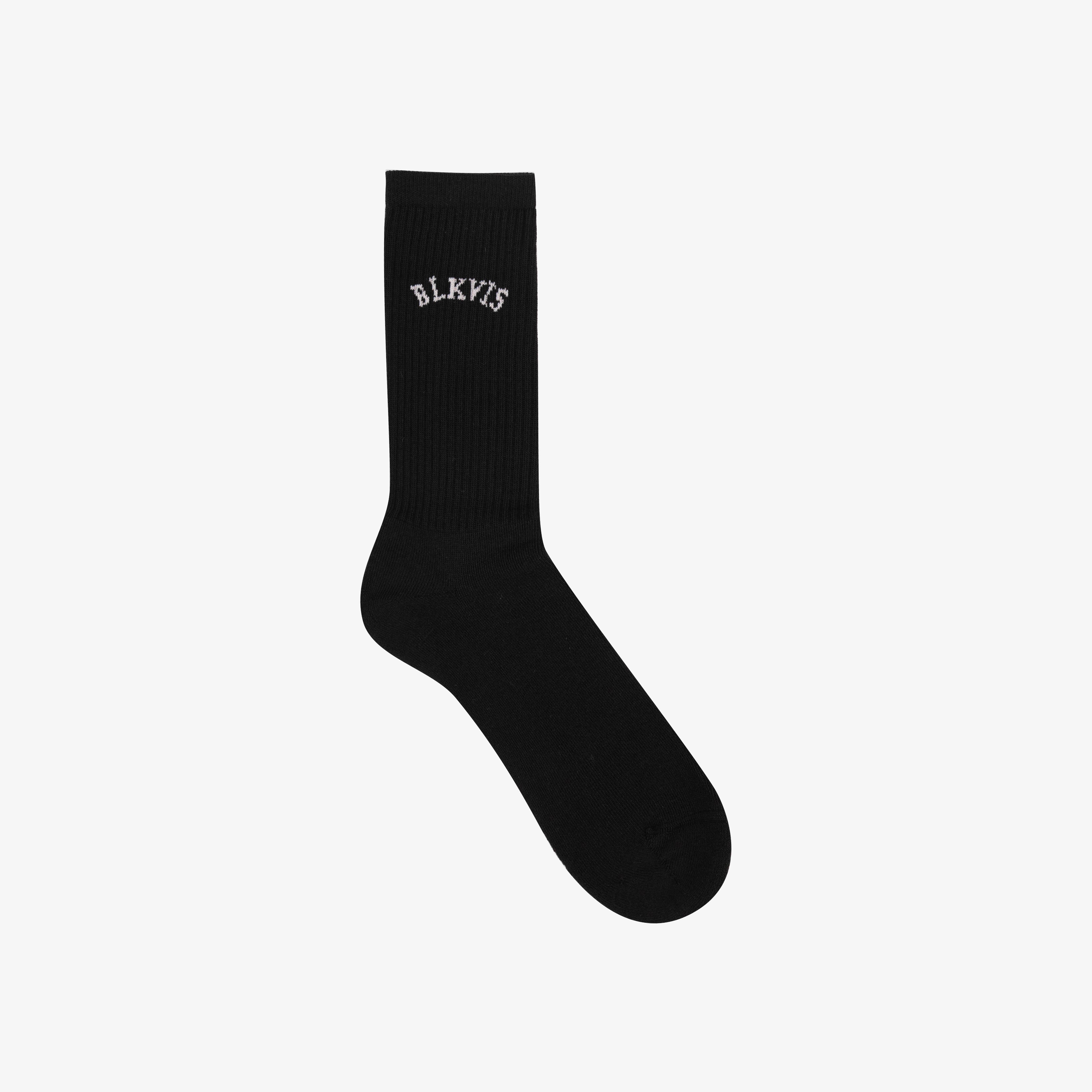 LOGO SPORT SOCKS 3-PACK - BLACK – BLKVIS