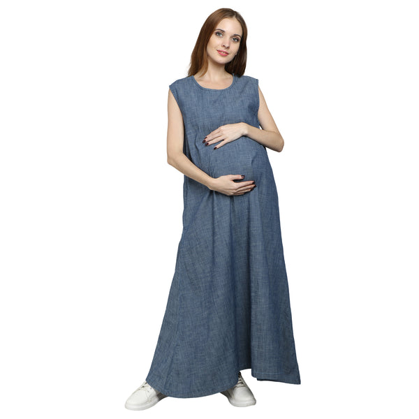 Mini Tiered Long Sleeve Maternity Dress - Motherhood