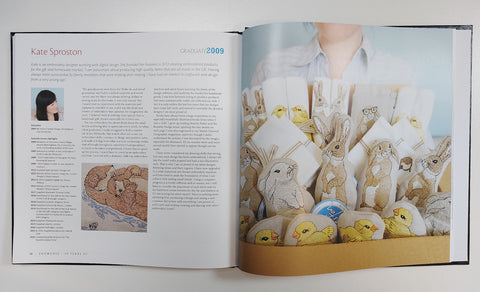 Embroiderers Guild Graduate Showcase 30 year retrospective companion book featuring work by Kate Sproston