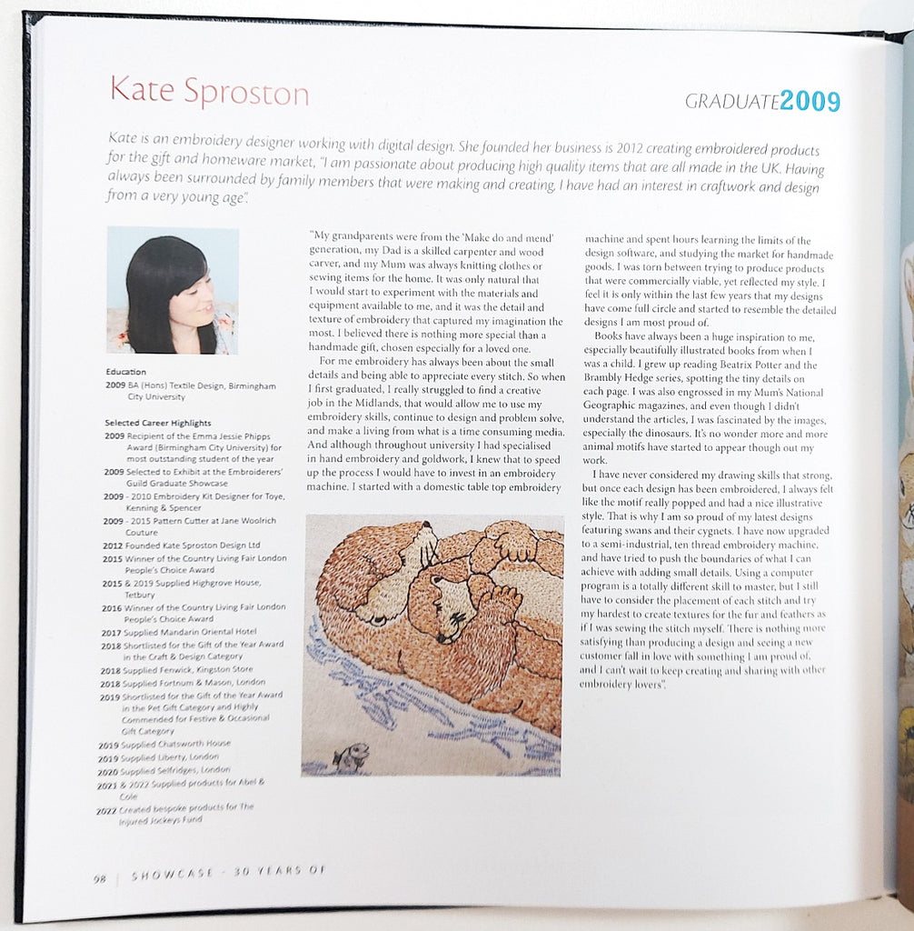 Find out about Kate's journey leading her to Kate Sproston Design