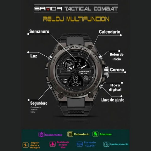 ✓Tu mejor Reloj INTELIGENTE Táctico 🚀 – Tienda Militar