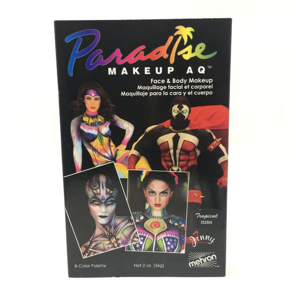 Mehron Makeup Paradise Makeup AQ 8 Color Tropical Palette | Magnetic  Refillable Body Paint & Face Paint Palette | Professional Water Activated  Makeup