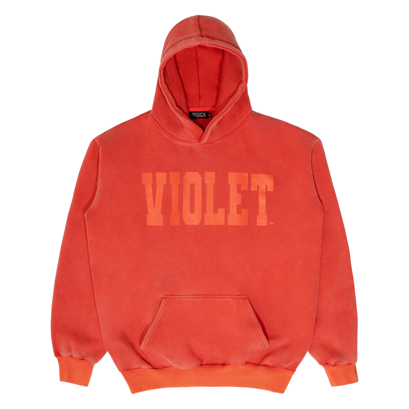 David Enth x Violet Logo Hoodie - Fire Red – VIOLET