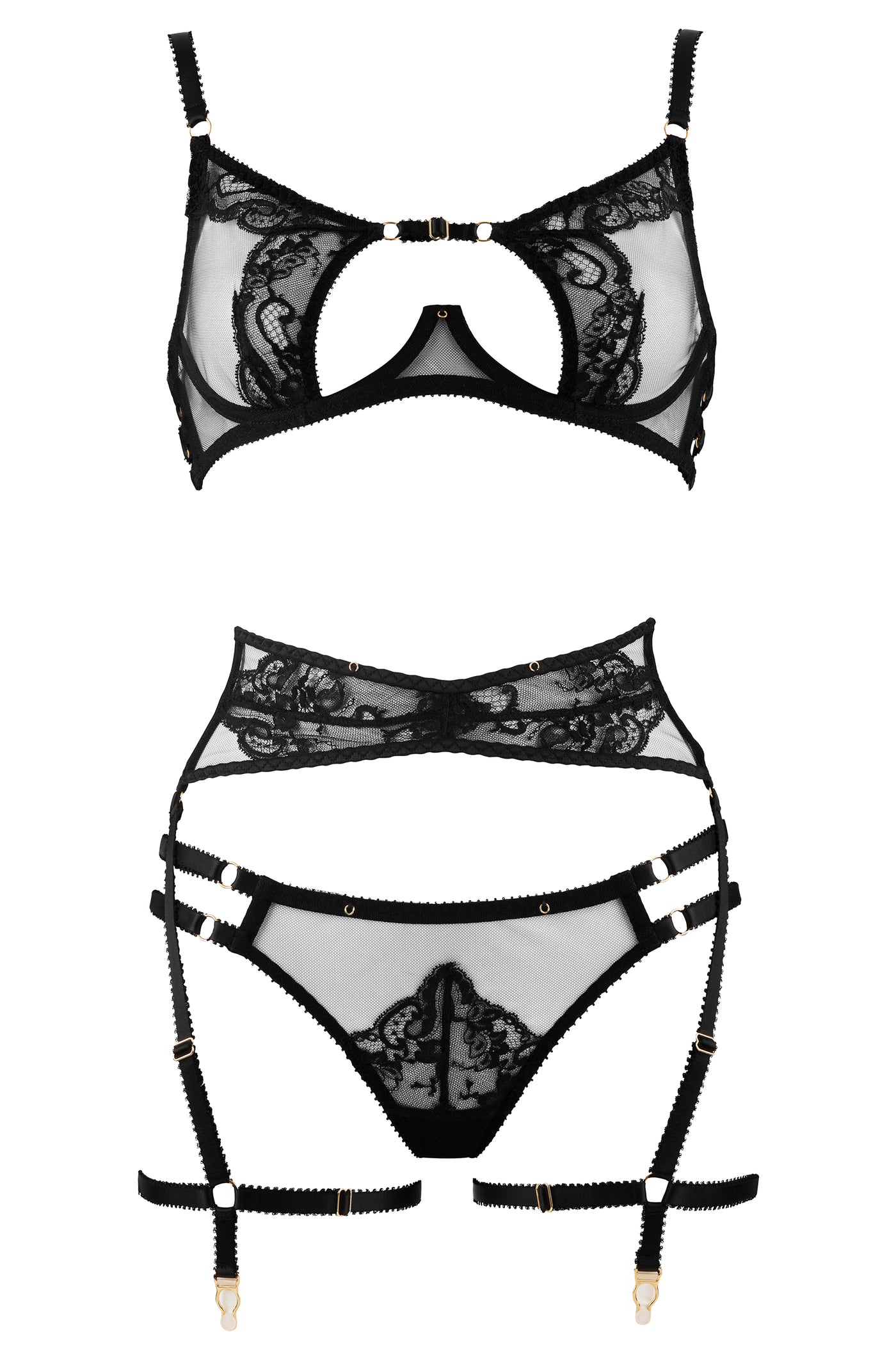 Edge o' Beyond Tamara Noir Suspender