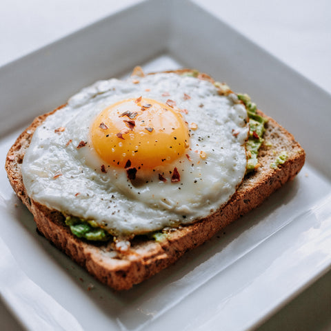 Egg and avocado on toast