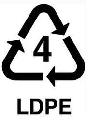 LDPE RECYCLABLE ICON