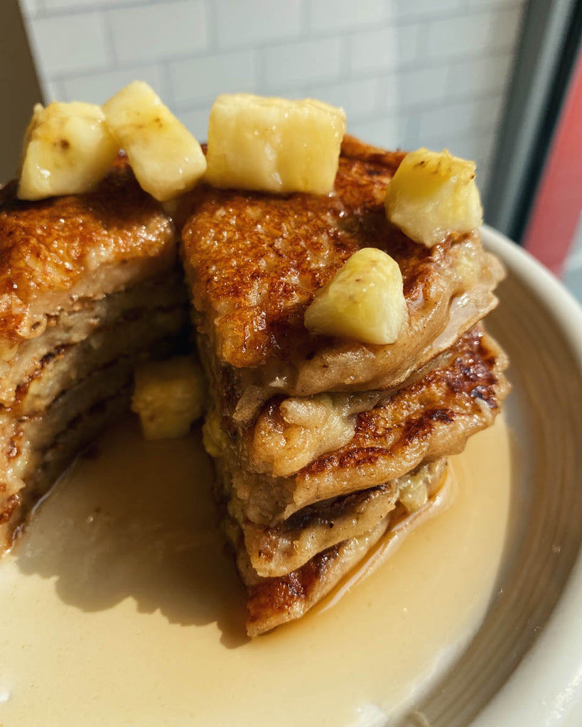 Sourdough Banana Pancakes