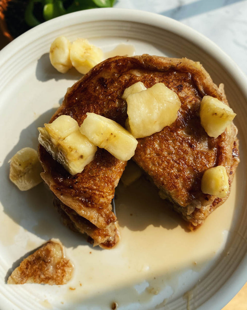 Sourdough Banana Pancakes