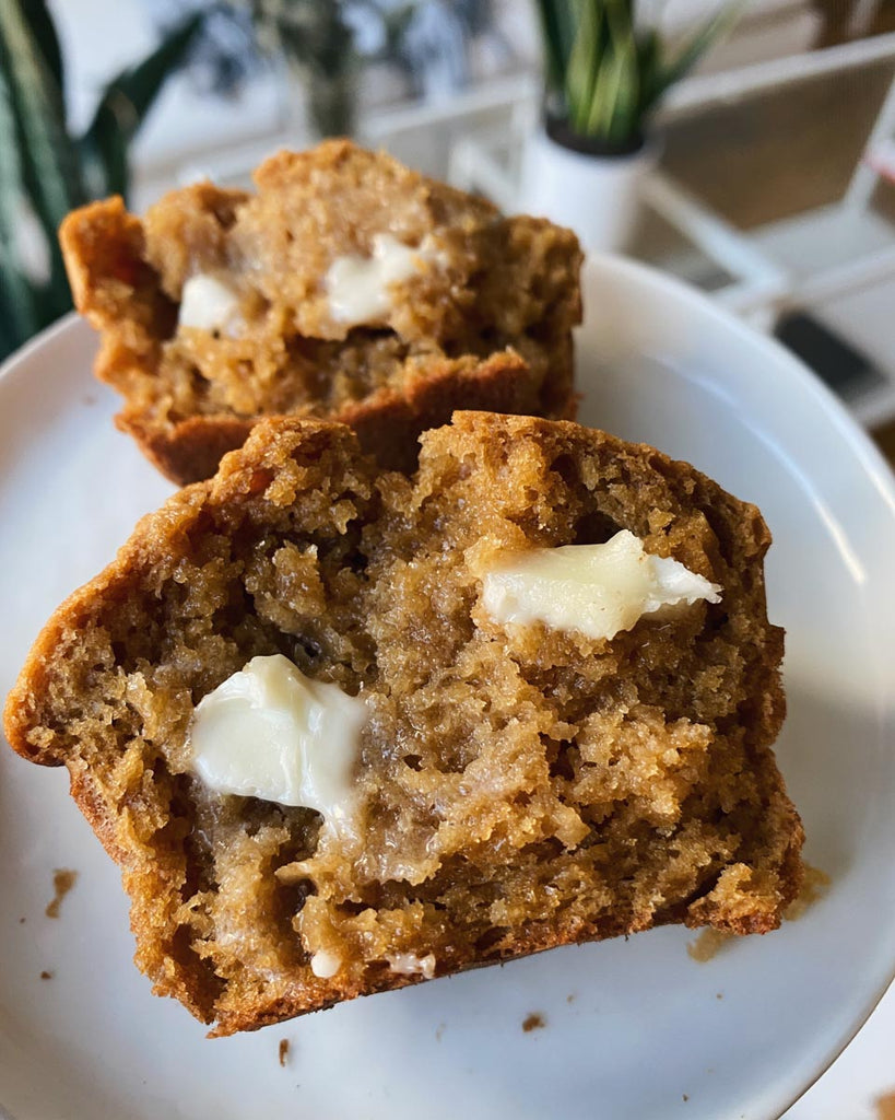 Sourdough Muffins with Butter