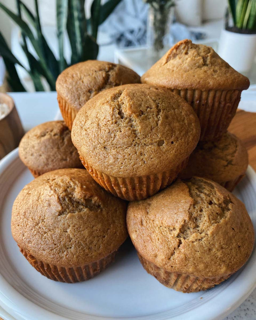 Sourdough Muffins on Plate