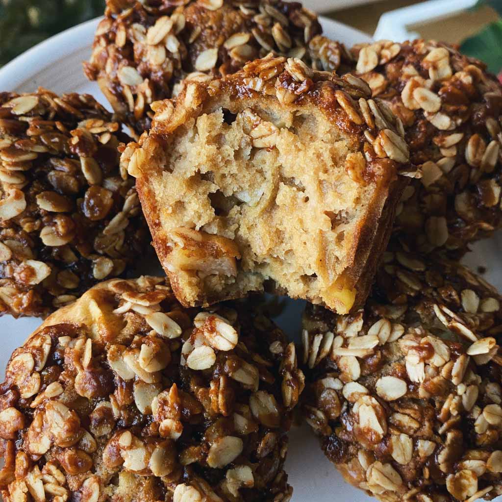 Sourdough Apple Muffins