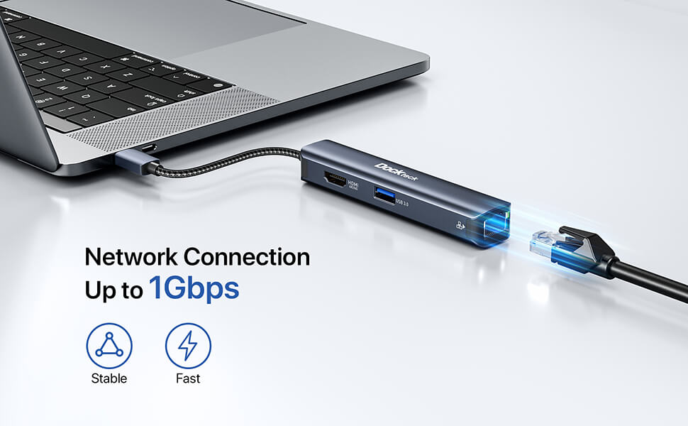 Multiport USB-4 Hub 6 en 1 avec W2.5G Ethernet