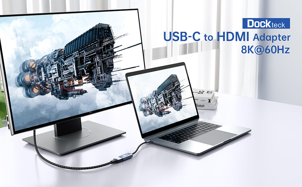 USB Hub with 8K 30Hz/4K 120Hz/4K 60Hz HDMI – Dockteck