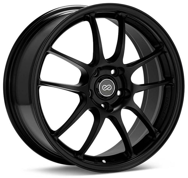 Enkei Triumph Gloss Black 18x8.5 5x100 45mm Offset - Subimods.com