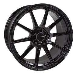 Enkei Triumph Gloss Black 18x8.5 5x100 45mm Offset - Subimods.com