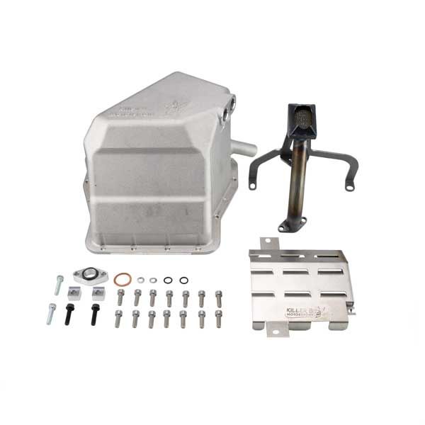 Killer B Motorsport High Performance Cast Oil Pan w/ High Flow Oil Pickup and Baffle Combo 2002-2014 WRX / 2004-2021 STI