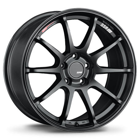 SSR GTX01 Flat Black Wheel 17x9 5x114.3 38mm Offset - Subimods.com