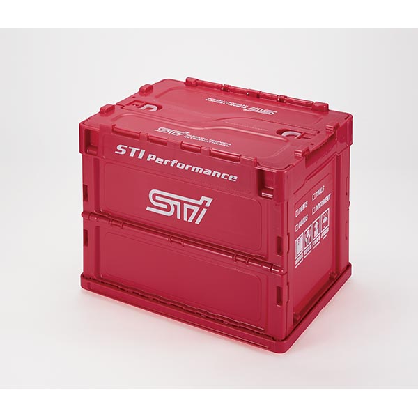 Subaru JDM Folding Container Medium Cherry Blossom Red - Subimods.com
