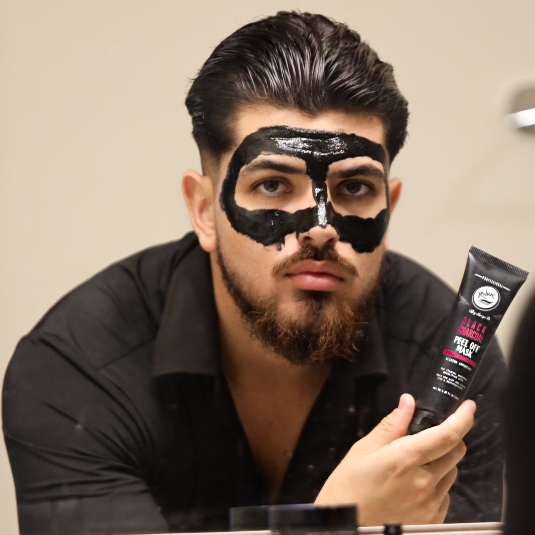 paso Bajar carbón Buy the Black Charcoal Peel-Off Face Mask For Men – Rolda Cosmetics