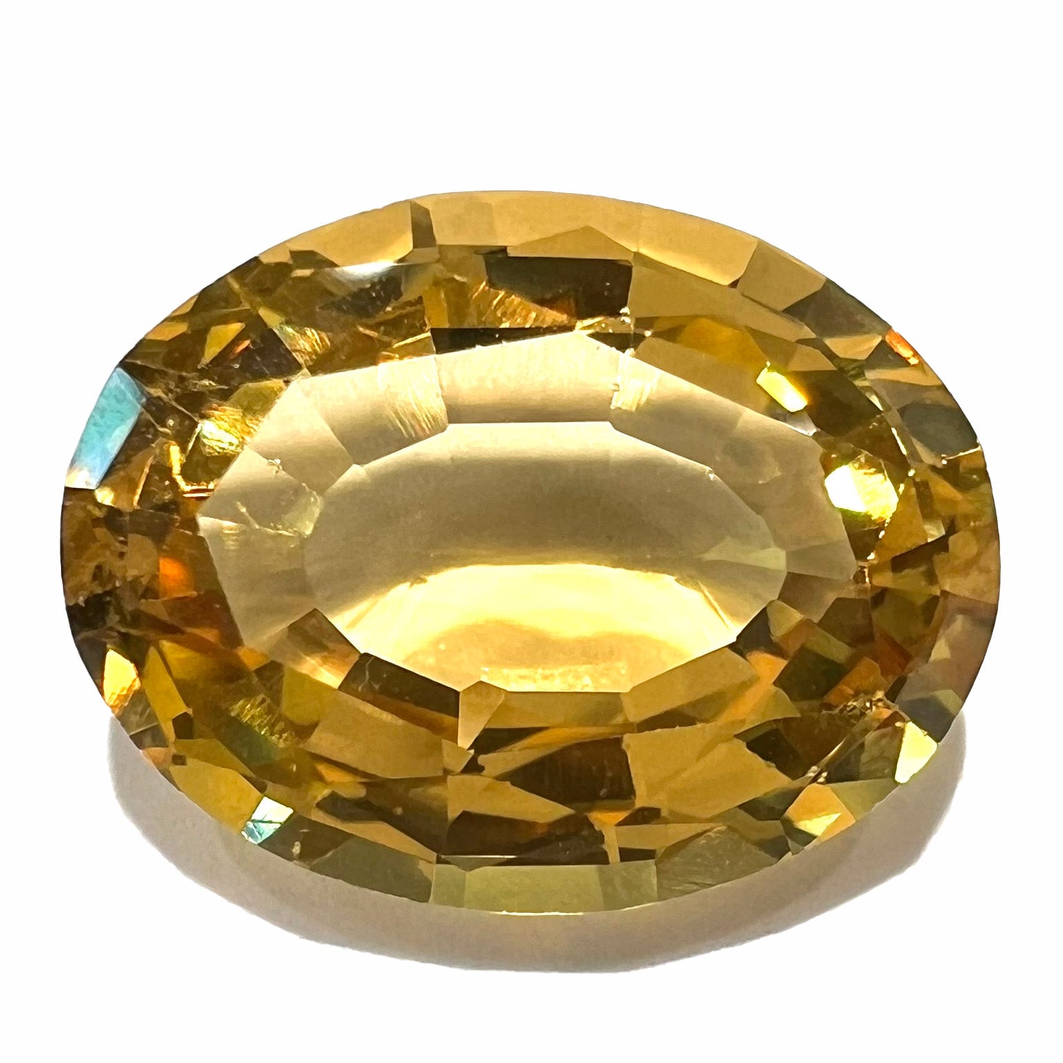 13.08ct Golden Beryl, Oval Cut