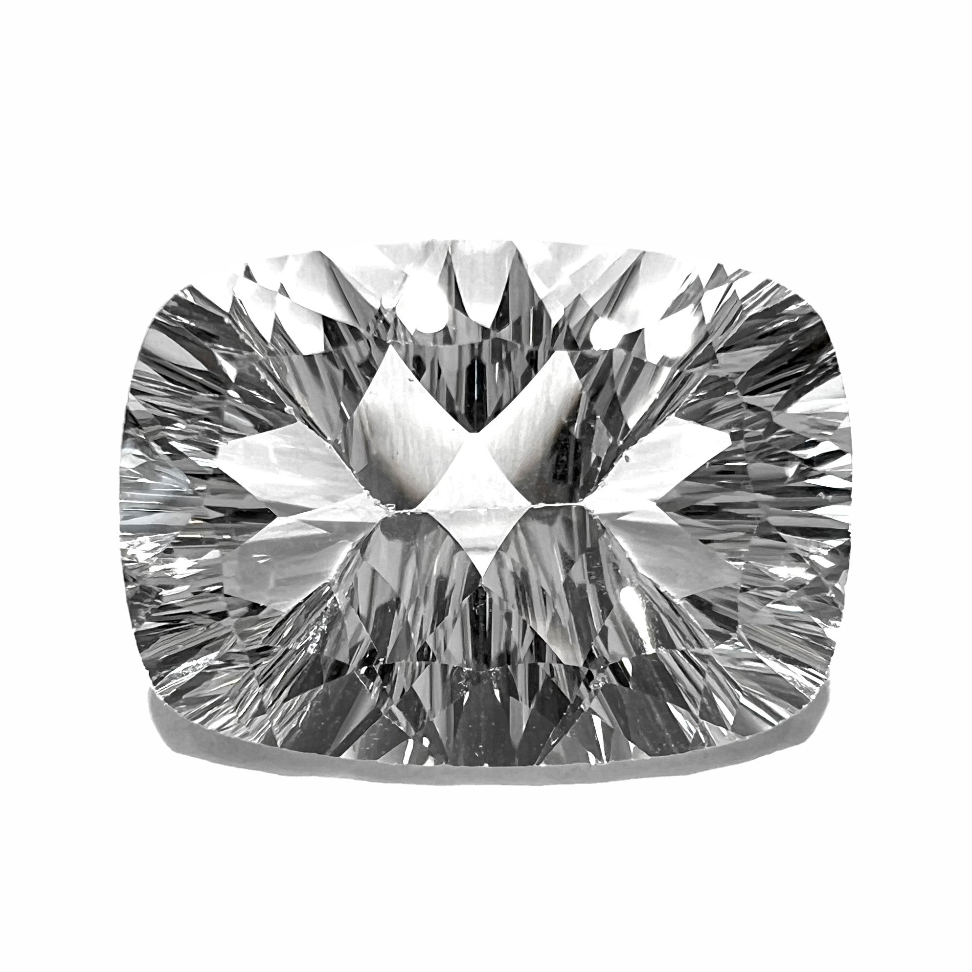 16.76ct White Topaz, Modified Laser Cushion Cut