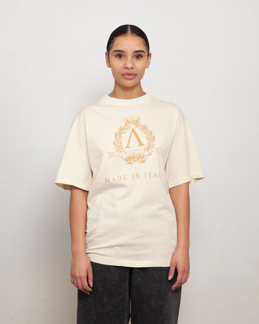 Aries Crystal Temple Tee Pink