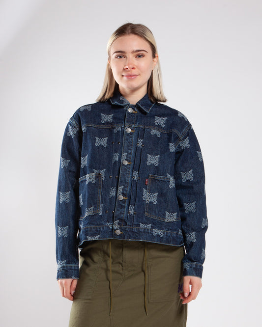 レビュー高評価』 Needles Papillon Patches Jean Jacket